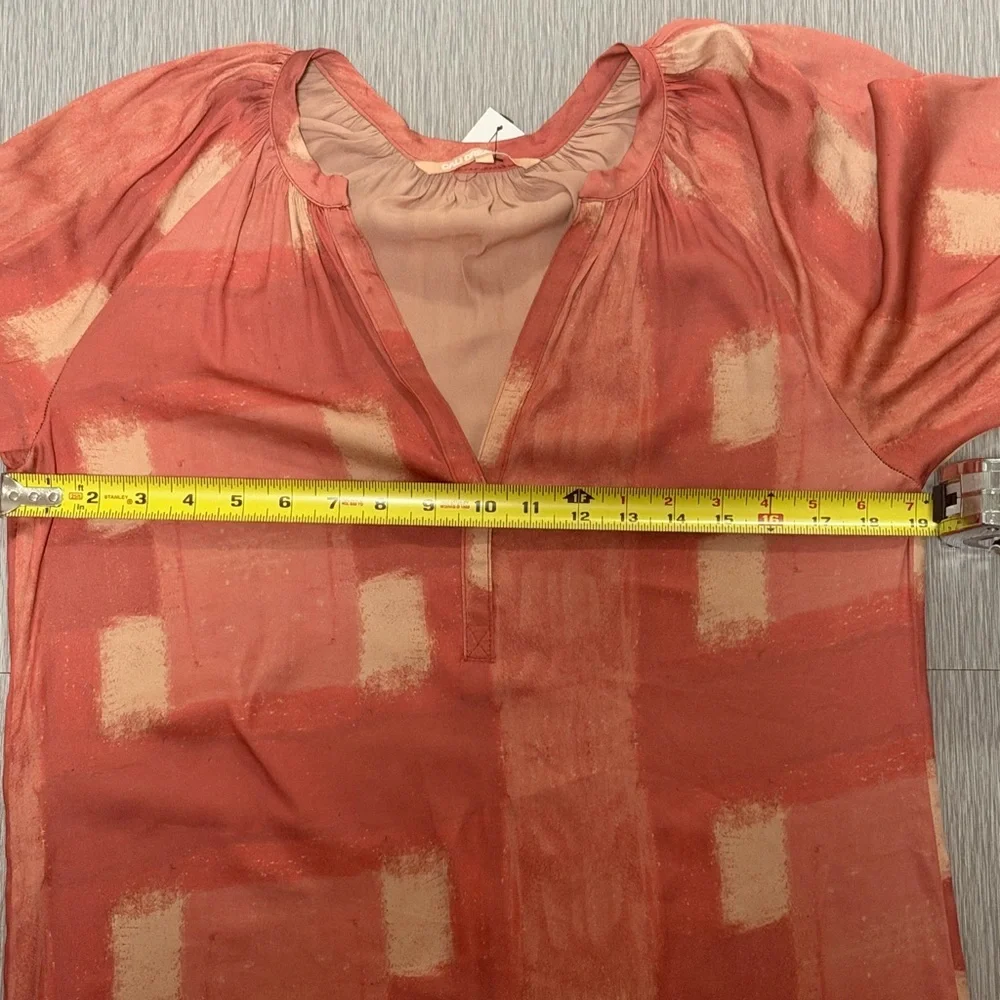 Cali Dreaming Sheer Boho Midi Dress / Beach Cover Up Size 1 Anthropology style
